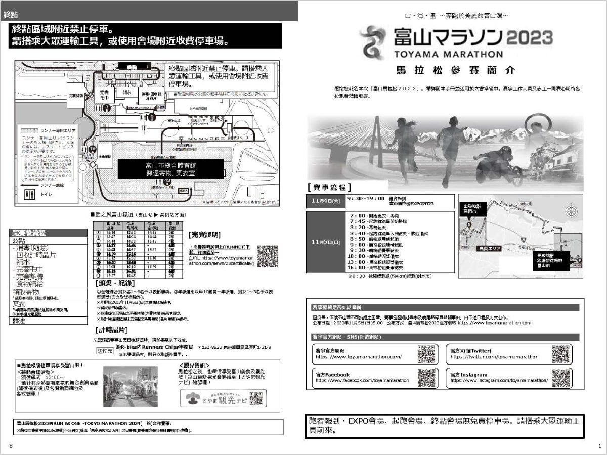 馬拉松參賽簡介 (繁體中文)
